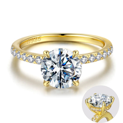 14K Gold Plated sterling silver ring