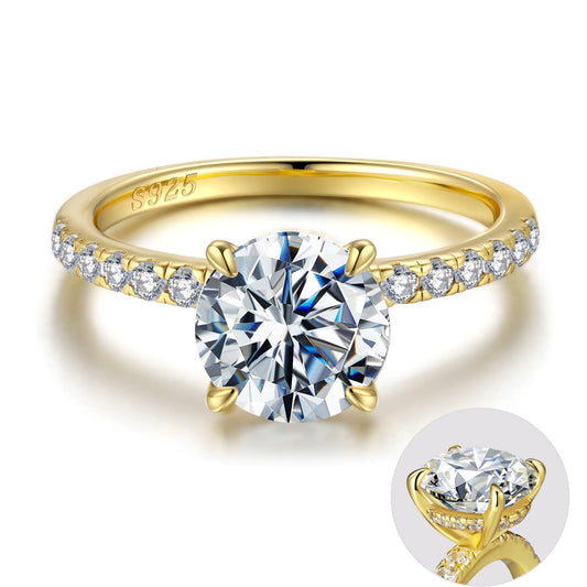 14K Gold Plated sterling silver ring
